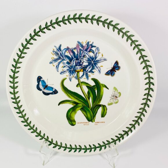 Portmeirion BOTANIC GARDEN African Lily 10.5 Inch Dinner Plate - England - Picture 2 of 6